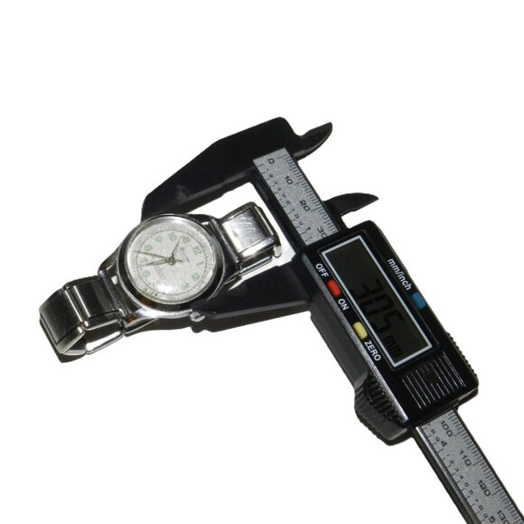 Vintage Bercona Sport Manual Wind Unisex Wristwatch Silver Tone Working - Picture 12 of 16